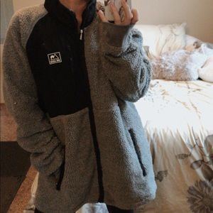 American Eagle Sherpa Zip-up Jacket